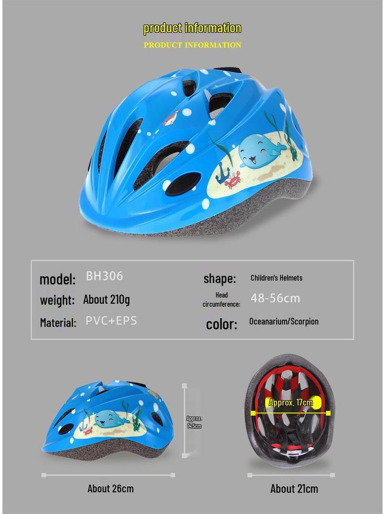 Set de Equipo de Protección de 7 Piezas para Niños: Patinaje sobre ruedas y patinaje sobre hielo, Bicicleta de equilibrio, Bicicleta - Incluye Casco, Rodilleras y Coderas.