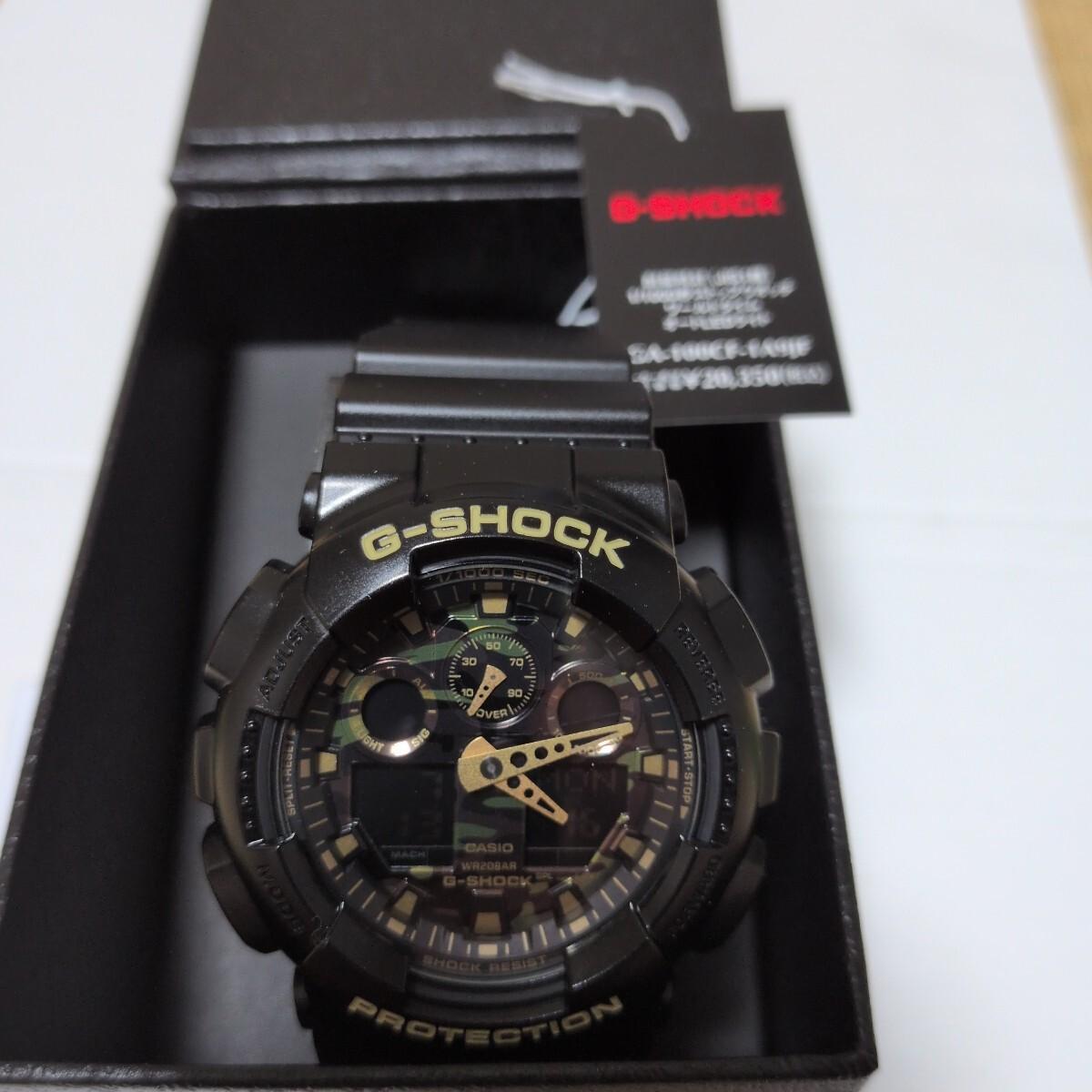 Used CASIO G-SHOCK GA-100CF-1A9JF Camouflage Men s Watch