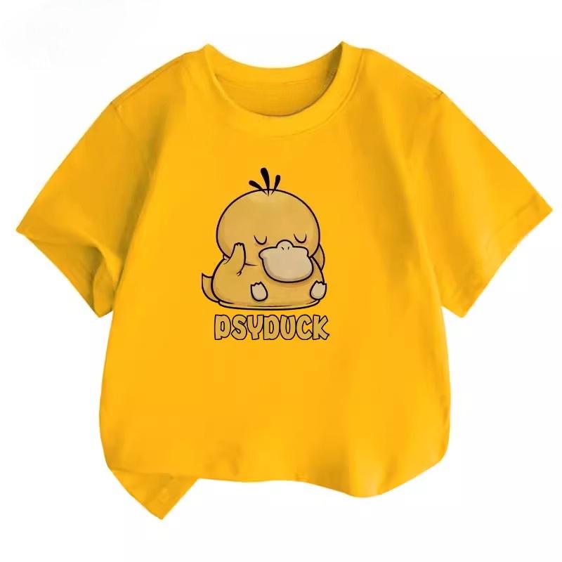 Potdemiel Summer New Pikachu Kids 100 Cotton TShirt Comfortable and Breathable Suitable for Boys and Girls