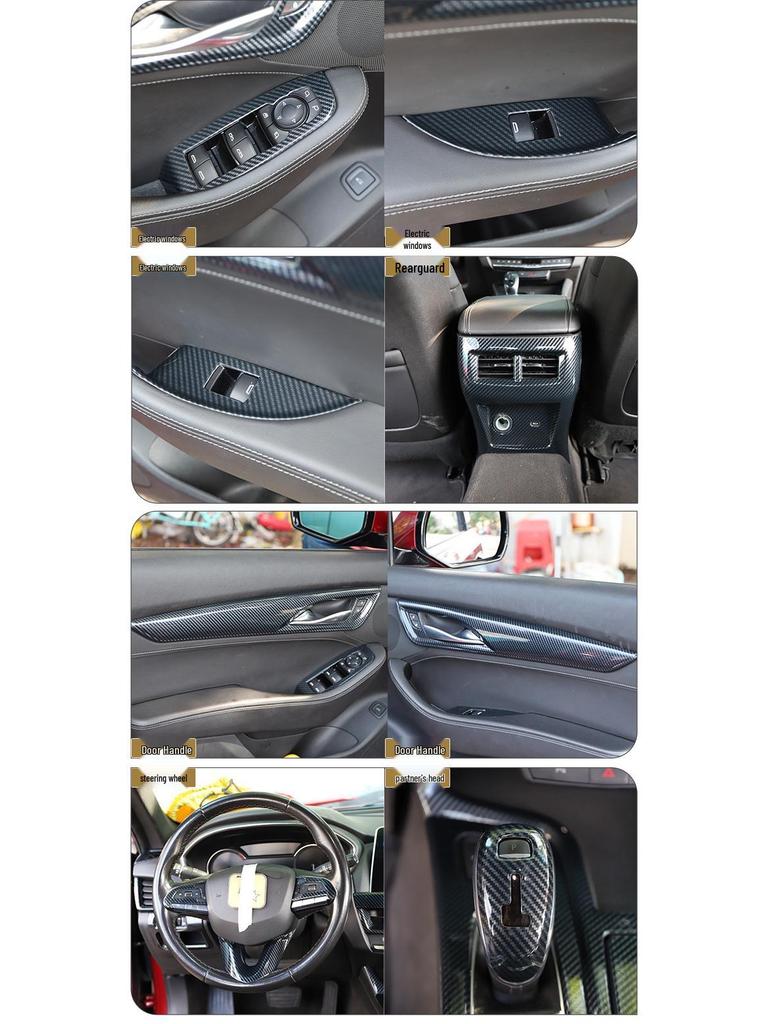 Cadillac CT5 (20-22) Carbon Fiber Interior Trim for Steering Wheel & Console