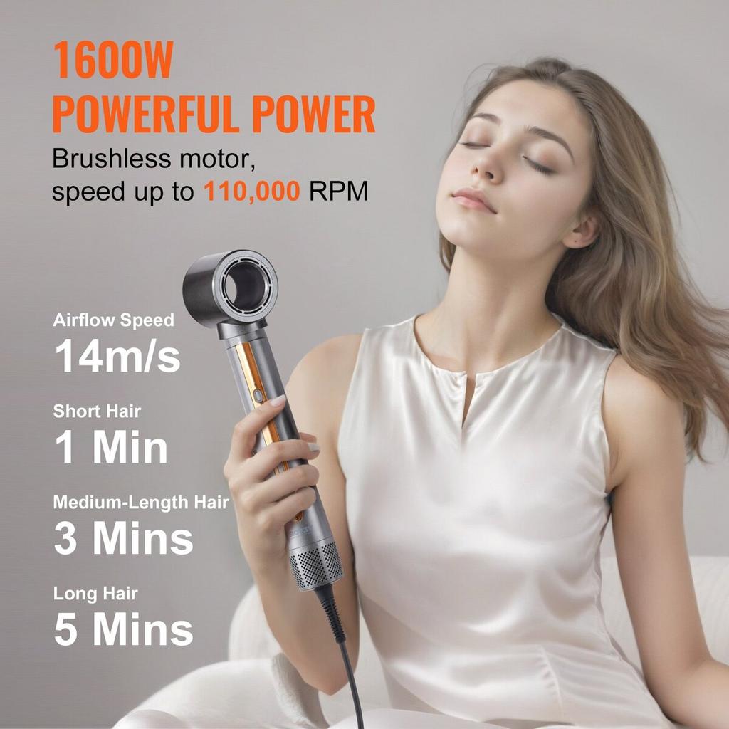 Hair Dryer Brush 4-in-1 Professional Multi Hair Styler for Drying Curling
