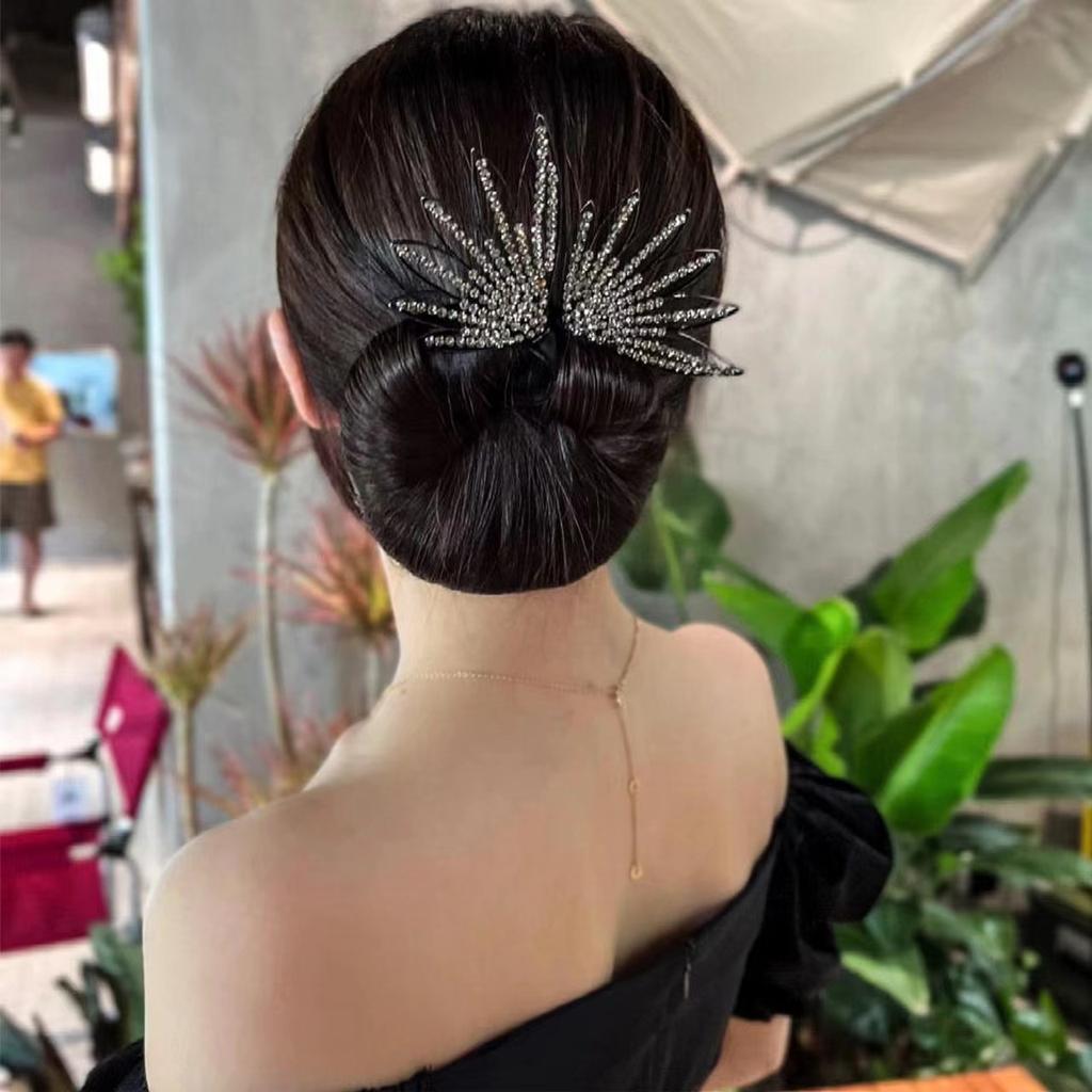 Ins Style Elegant Lazy Hair Curler Fshion Flower Fashion Flower Roller Hair Curler Lazy Hairpin Butterfly Hair Clips For Girls