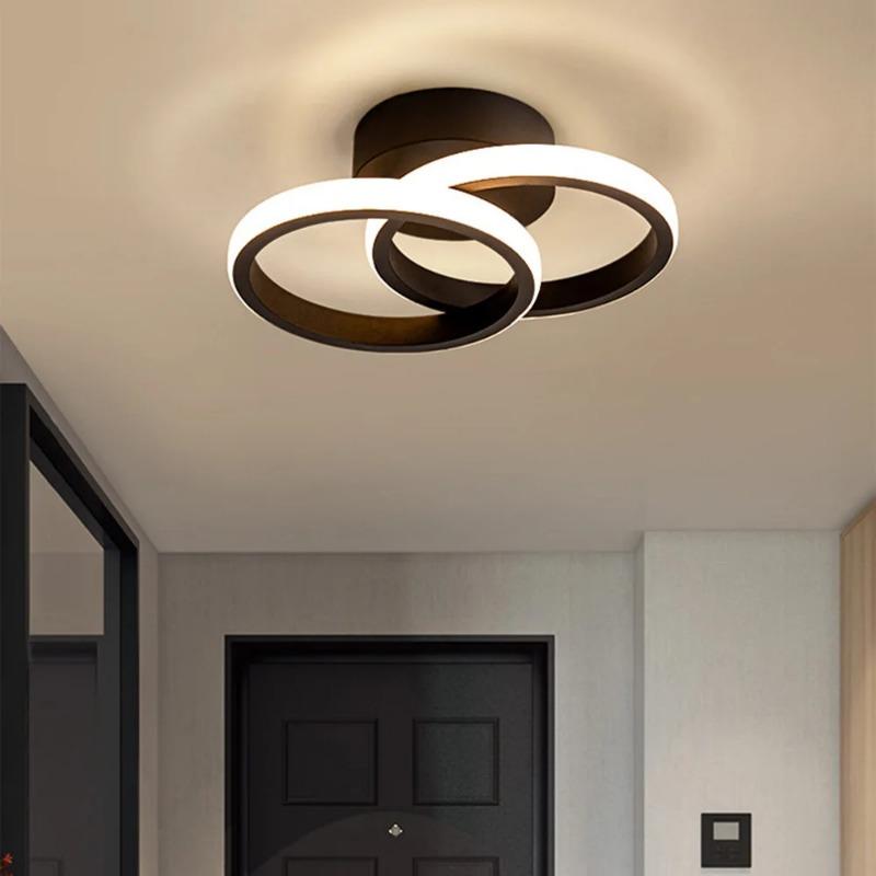 

Современный светодиодный потолочный светильник для внутреннего освещения, для входа, балкона, круглый, квадратный, светодиодный потолочный светильник для спальни, прохода, дома, Decro Lamp110-220 В changeable