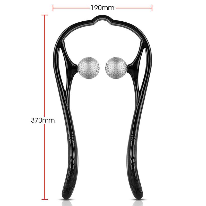 Neck Massager Roller Handheld Massager With Upgrade 6 Balls Massage Point Shoulder Massager Neck Pain Relief Massager For Dee