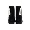 UGG Classic Short 2 Semišové Teplé Odolné Ležérní Pohodlné Do Poloviny Lýtka Sněhule Dámské boty Černé 1129231-BLK