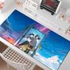 Anime Suzume No Tojimari Mouse Pad Multiple Sizes Large Square Computer Office Game Table Mats Rubber Anti-slip Mousepads