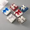Packaging Box 9*8.5*5.5Cm Bow Bow Packaging Box Paper Watch, Earrings Box For Special Occasions Gift-Giving Jewelry Display
