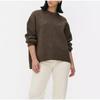 2024 Pink Sweet Round Neck Pullover Sweater - European & American Winter Style