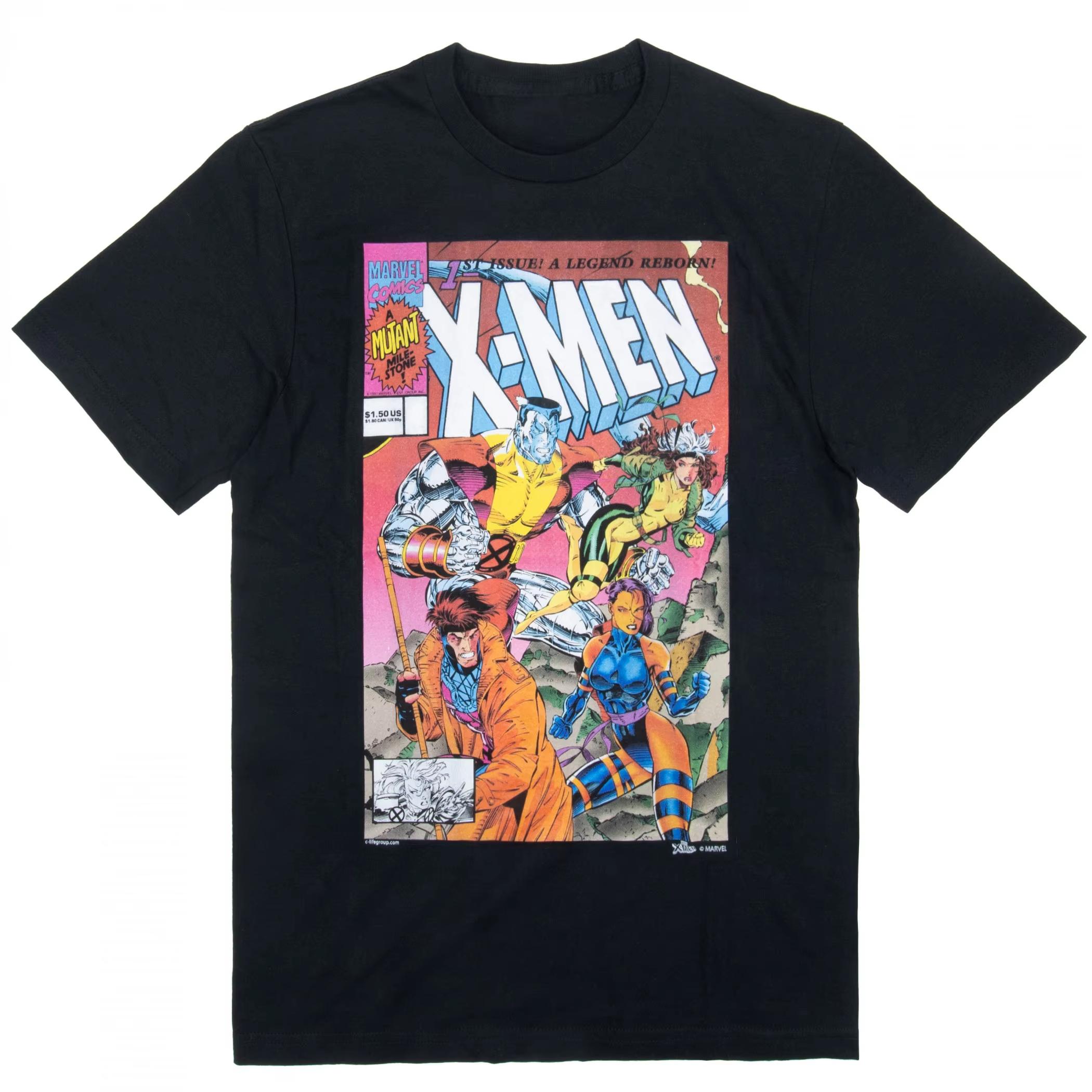 2026 new Unisexs XUnisex pattern Extraordinary XUnisex comic print Wolverines stretchedout claws pose retro superhero Tshirt M