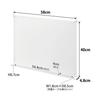 Yamazaki Tower Wall Print Board with Compatible with Plasterboard W58 X X Steel Steel Includes Plasterboard Tweezers Tray, Walls, White, D4.8 H40cm,