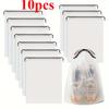 10PCS Storage Drawstring Bag, Environmentally Friendly Miscellaneous Storage Bag, Travel Bag, Waterproof Storage Bag