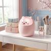 Flip Lid Wastebasket with Lid Waterproof Small Garbage Can  Workers in the workplace