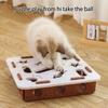 Chew Resistant Felt Cats Toy Interactive Puzzle Puzzle Box With 2 Bells For Indoor Play And Mental Stimulation