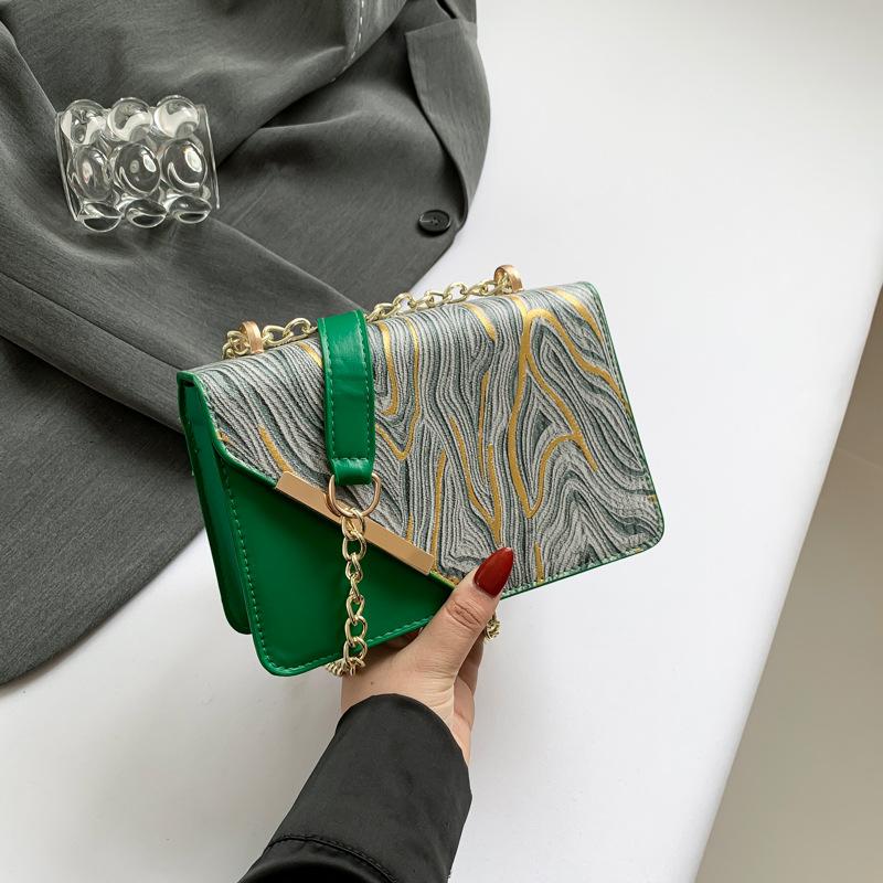 Lässige und schöne Umhängetasche Damen Schulter Nische Persönlichkeit Temperament Pendler Messenger Bag Damentasche kleine quadratische Tasche