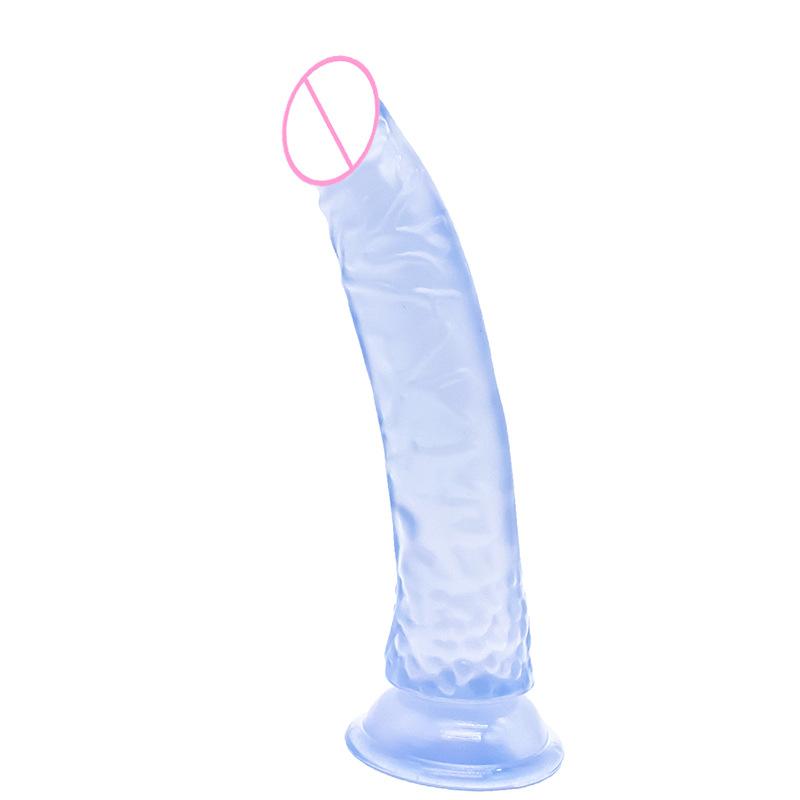 Colourful Dildo Small Dildo Transparent Crystal Female Masturbator Adult Products