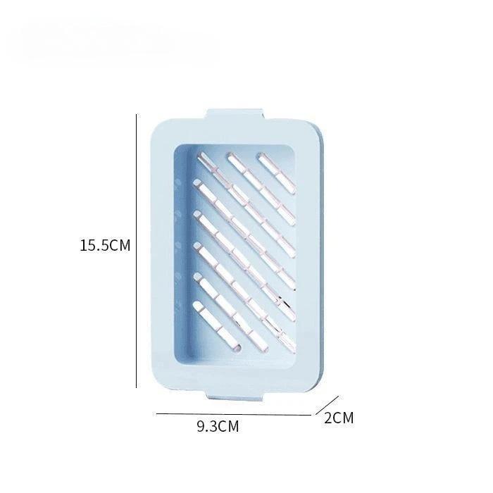 

High-elasticity Mesh Soap Foaming Box Multi-functional Laundry Soap Box Without Hand Rubbing Anti-slip Draining Soap Storage Box 1 PCS синій