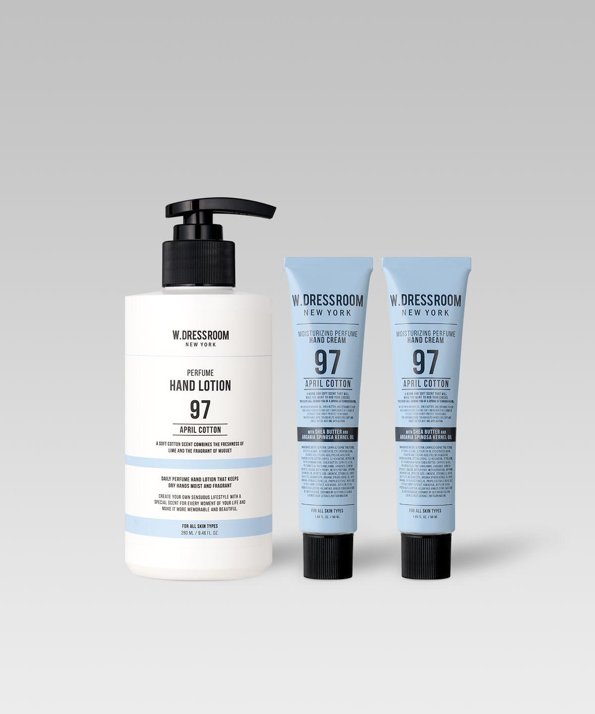 Hand Lotion & Cream Set (280ml + 50ml + 50ml) No. 20 Flower Shop