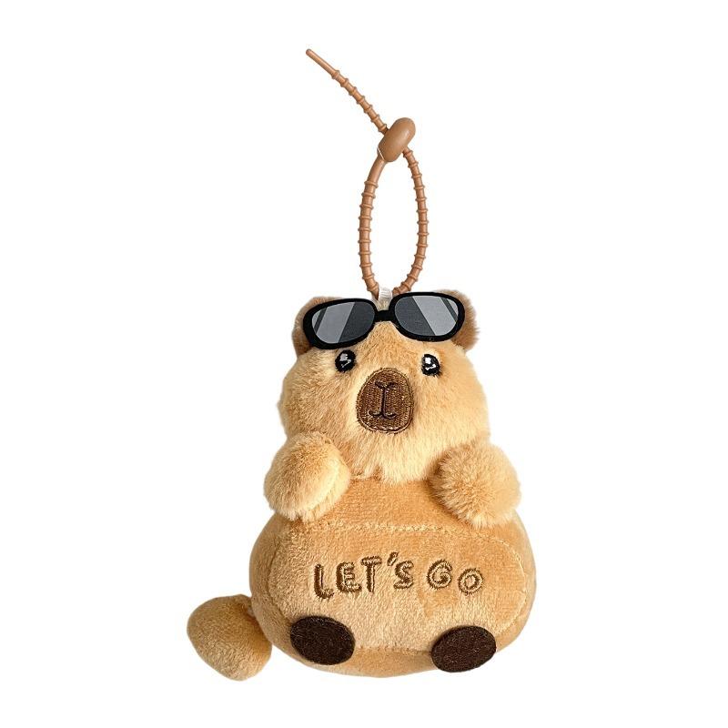 Travel Kapibala Doll Pendant Pull Rope Vibrates Car Capybar Doll Doll Toys