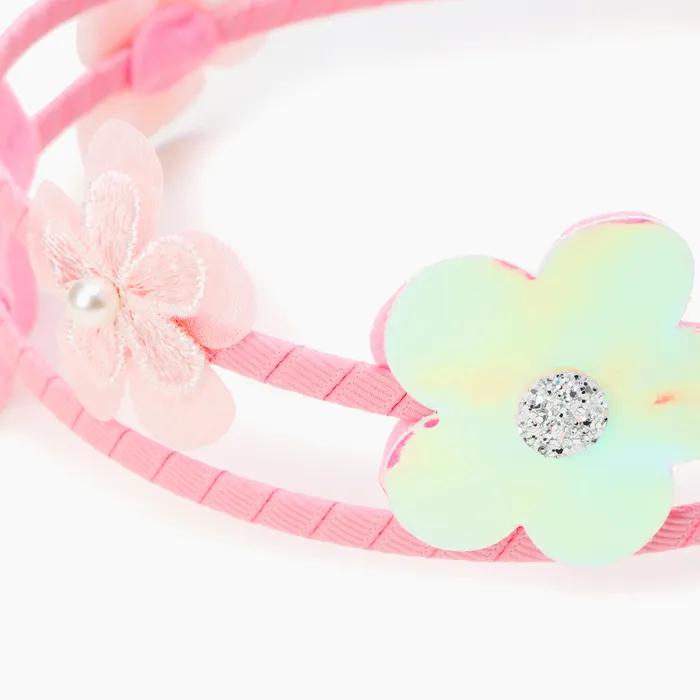 Flower Double-Strand Hairband_QCET14631PK