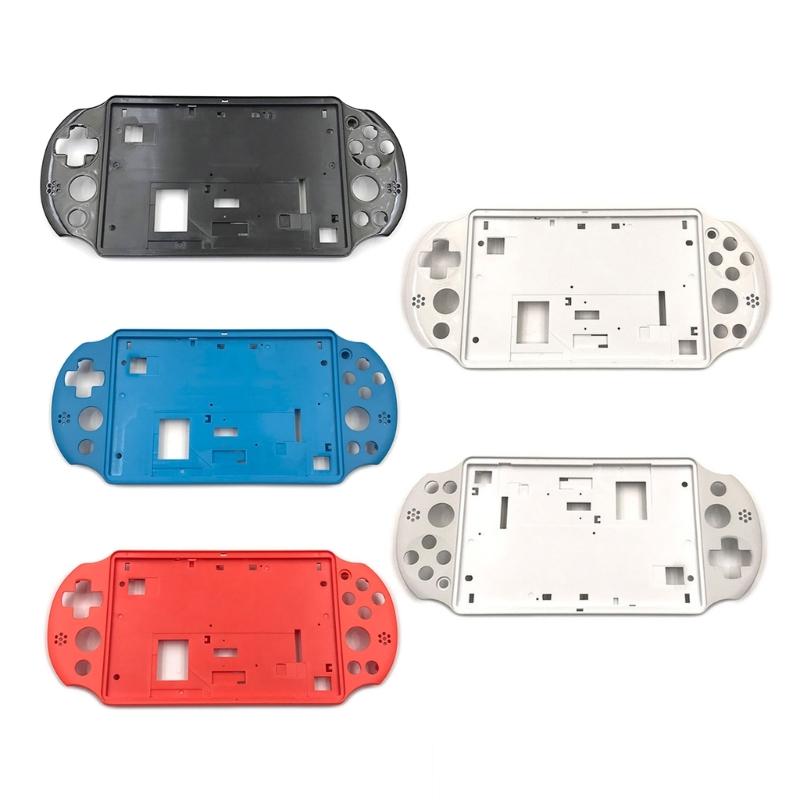 For Slim Game Console Housing Front Lcd Panel Frame Back Cover Shell Shock Absorption Antiscratch Repair Part