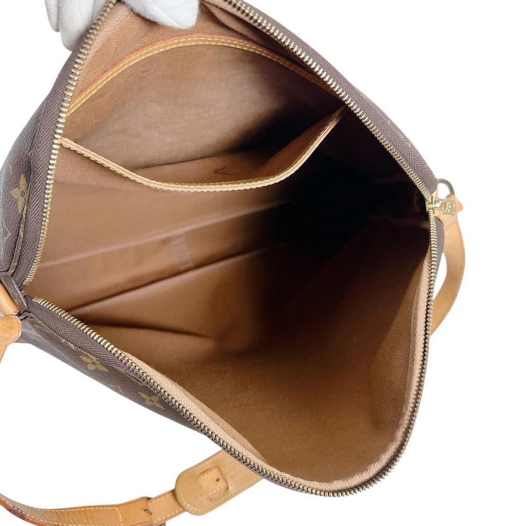LOUIS VUITTON Monogram Ballad Shoulder Bag Monogram canvas Brown unisex M51112 Used