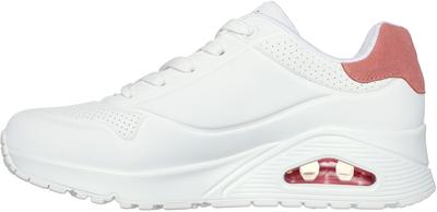 Uno - Pop Back Women's Sneakers In White/Coral