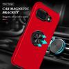 For Google Pixel 9a Case PC + TPU Phone Cover with Rotatable Ring Holder
