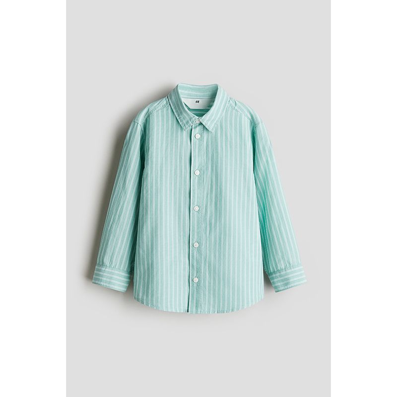 

Детская одежда HM Рубашка для мальчиков Летняя с длинным рукавом Лацкан Свободный Западный стиль Модная хлопковая рубашка Топы 1209140