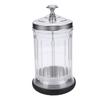 Barber Jar High Borosilicate Glass High Capacity Barbershop Soaking Jar with Lift Basket for Manicure Tools