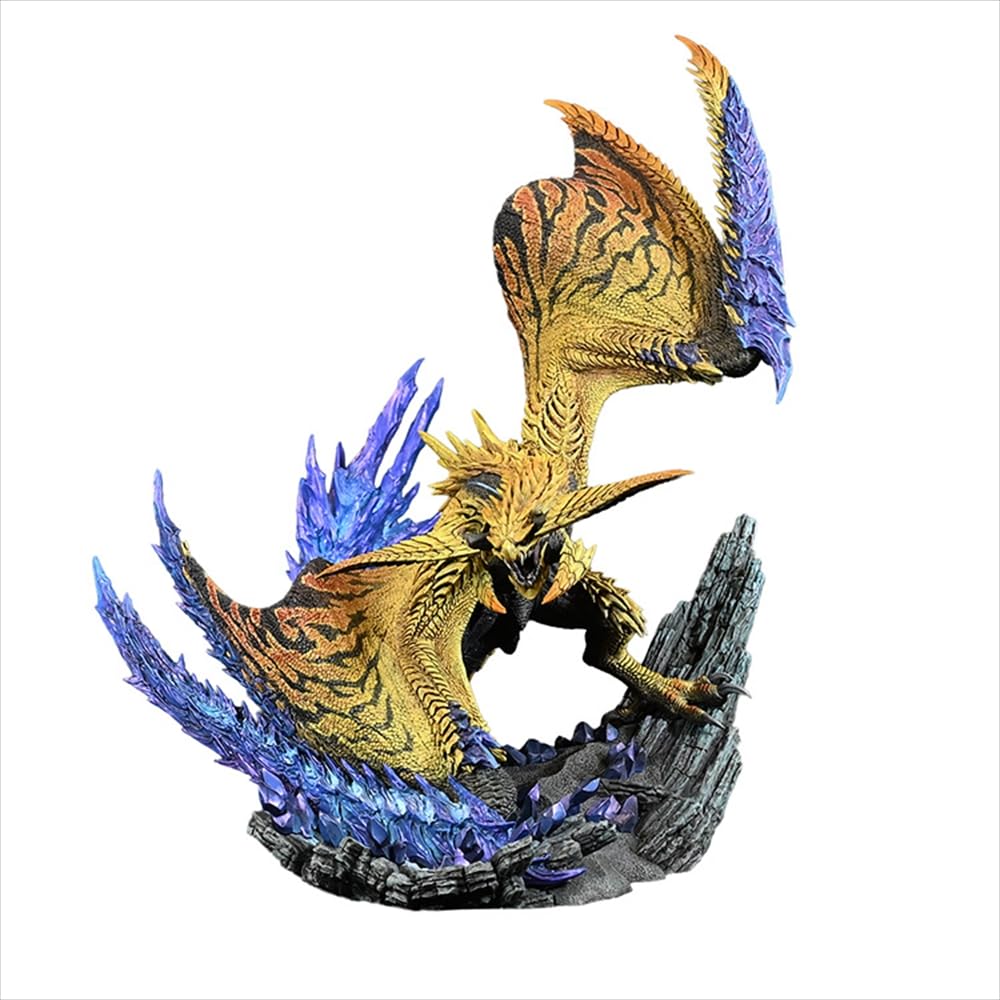 Capcom Monster Hunter Wilds Capcom Figure Builder Creator's Model: Thunder Dragon Le Dow, approximately H280 x W260 x D313mm, PVC