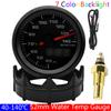 2" 52mm 7 Colors LED Racing Gauge Boost/Water/Oil temp/Oil pressure/Volt/Air Fuel Ratio/EGT/Tachometer Car Gauge +Gauge Pods 12V