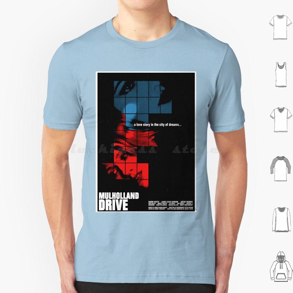 Mulholland Drive 2001 Movie Poster Design T Shirt Big Size 100 Cotton Movie Graphic Design Film Tablet Case Skins Cases S