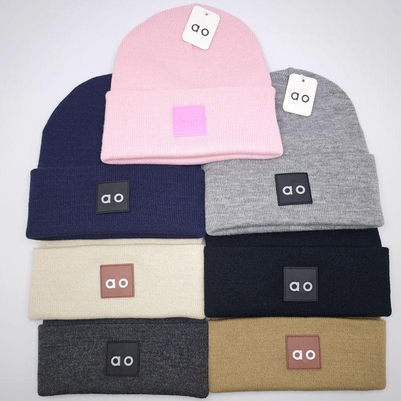 Warm Knitted Hat Unisex Outdoor Sports Winter Cap Fashionable All-Season Knitwear Versatile Autumn Winter Thermal Wool Cap