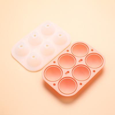 Neue Silikon Jello Eierformen Runde Kugeln Antihaft-Kugel Eisgitter Eisballform Küche