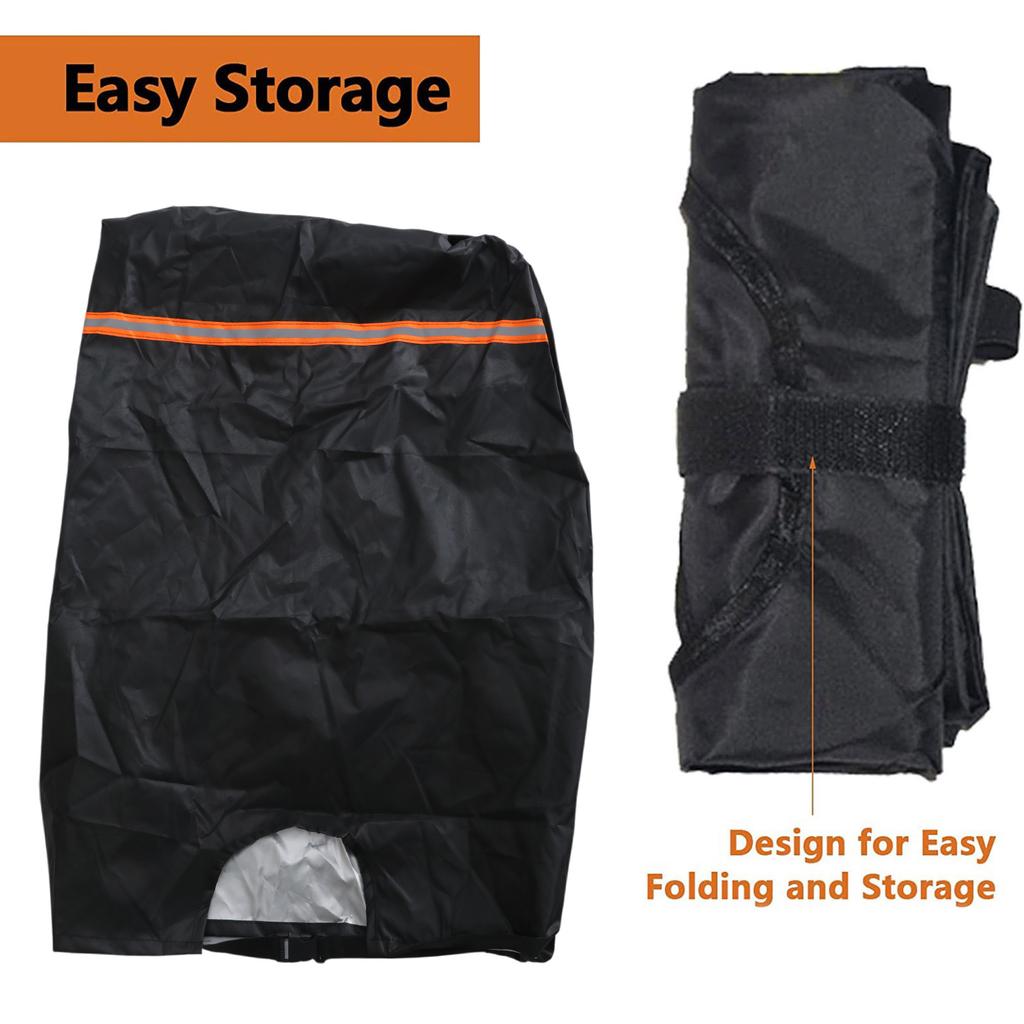 Oxford Fabric Rain Shielding Protective Rain Cover Seat Rain Cover Ensuring Comfort & Dryness for Children Bikes  Seat