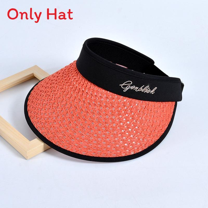 Summer Sun Protection Hat With Large Brim For Women Outdoor Beach Shade Cap