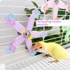 Interactive Rotating Windmill Parrot Relieve Boredom Toy Bird Mental Stimulation Entertainment Gnawing Cage Accessories Toy