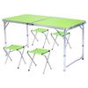 Outdoor Folding Aluminum Picnic Table Set