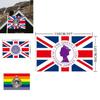 Union Jack Platinum Jubilee Flag For British National Day Decor
