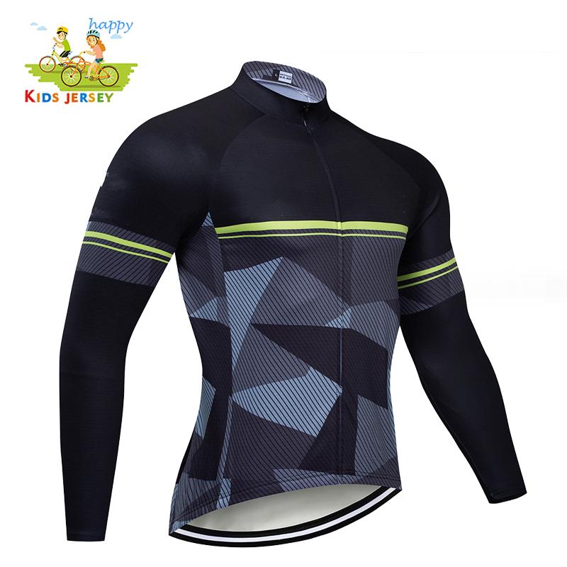 

2026 Autumn Breathable Cycling Suit Set Children Long Sleeve Cycling Jersey Autumn Kids Boy Girl MTB Bicycle Breathable Cycling Clothing XS