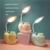 Cartoon LED Snail Desk Lamp Children Bedroom Night Light  Reading Study Birthday Christmas Gift Home Decorations Eye Protection