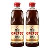 Sempio Jin Soy Sauce Gold F3 Rich Umami Korean Seasoning 860ml X 2 Bottles