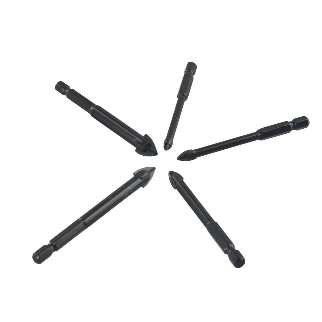 5Pcs Carbide Tile Porcelain Drill Bits Set Ceramic Glass Wood Hole Opener