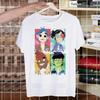 Gorillaz Rock Modern Music Graffiti T Shirt Men Retro Washed Tops Tees Harajuku Tshirt Streetwear Hip Hop Male T-shirts