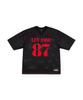 Leubase Mesh Rugby Shirt – Black (Red Logo)