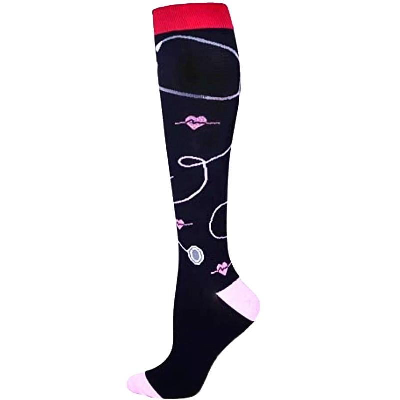 58Styles Men Women Compression Socks Fit Outdoor Sports Compression Socks For Anti Fatigue Pain Relief Knee Varicose Veins Socks