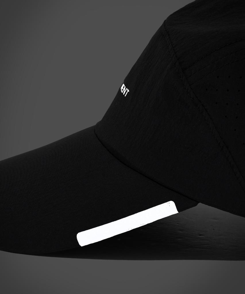 PHYSICAL DEPARTMENT Reflective Running Cap Black