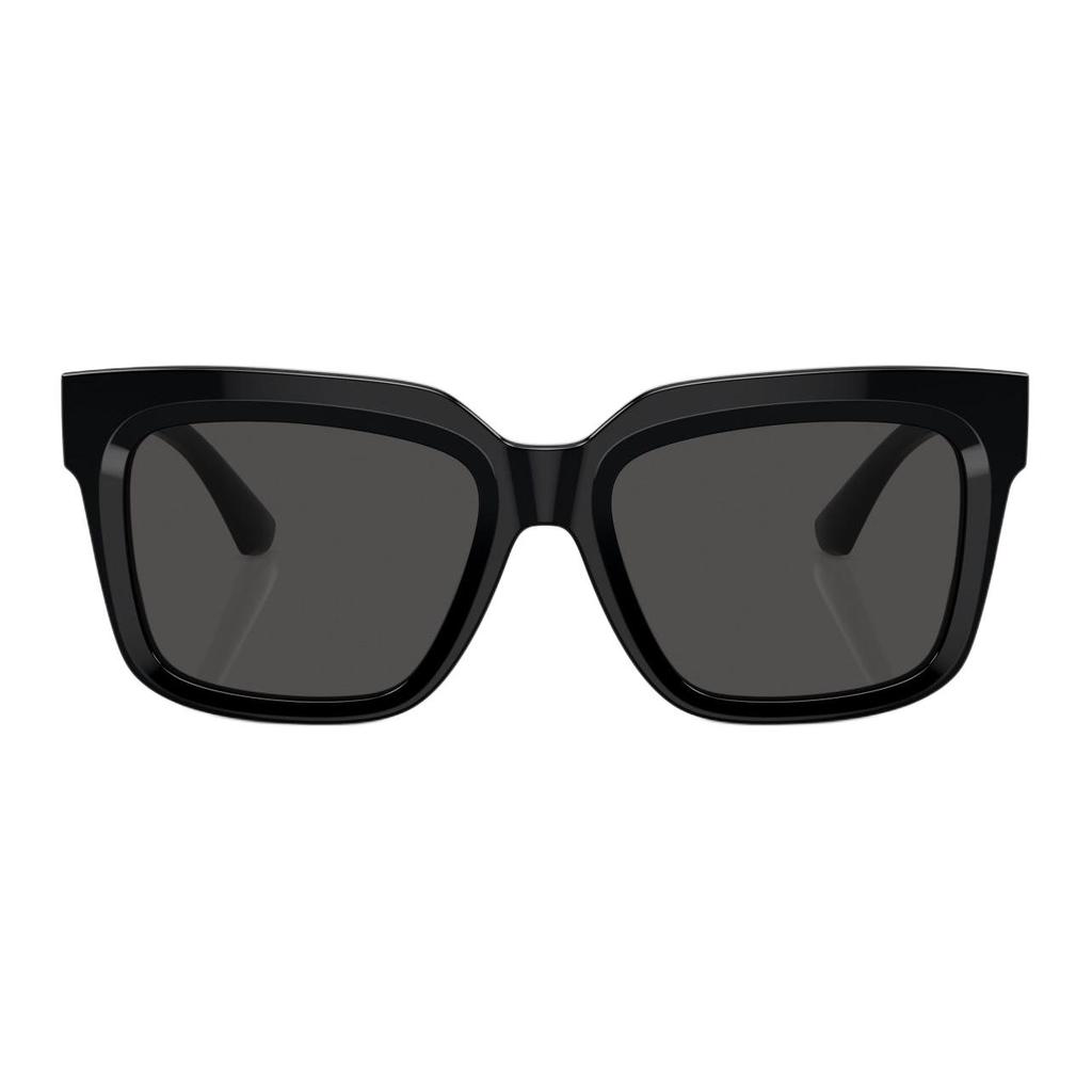 Burberry Logo Irregular Frame Sunglasses Unisex Sunglasses Black OBE4419F-300187