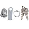 Příslušenství Zámek poštovní schránky 18mm 90 stupňů 2 klíče Kování pro skříně Skleněné dveře Domácí potřeby Sada Díly Výměna