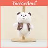 Adorable Plush Bear Keychain With Cute Vest Perfect For Gifts And Decorations